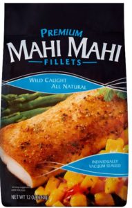 Premium frozen mahi mahi fish at Walmart