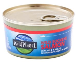 Wild Planet Sockeye canned salmon at Walmart