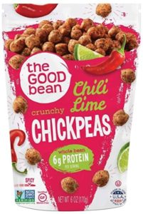 The Good Bean Chickpeas as a high protein, gluten free, healthy snack to keep in your car