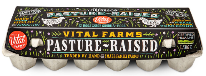 Vital Farms pasture raised eggs as the best eggs to buy at Whole Foods and healthy, affordable foods from Whole foods that is recommended by Chrissy from The Jeans Fit