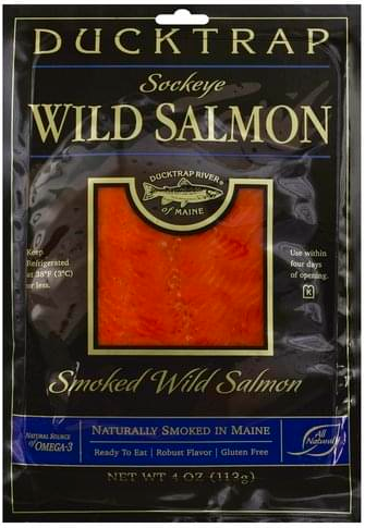 wild caught salmon from Whole Foods to make an avocado-salmon sandwich as a healthy lunch idea from The Jeans Fit
