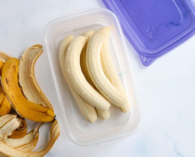 frozen bananas for a healthy snack