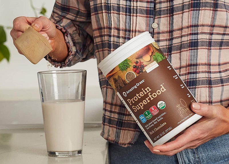 Amazing Grass Chocolate Protein Powder at Whole Foods