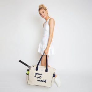 Ame & Lulu Large Tennis Bag for Beginners with the Love all Court Bag