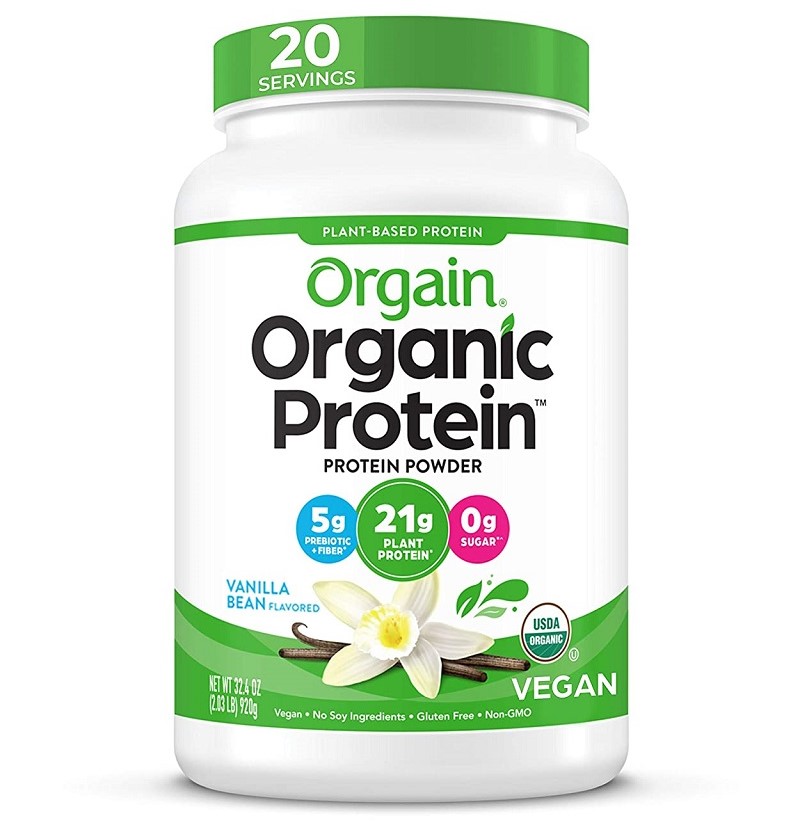Orgain Organic Plant Based Protein Powder in Vanilla
