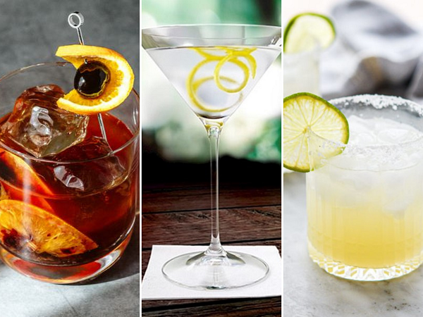 Find the 10 lowest calorie cocktails to order at the bar.