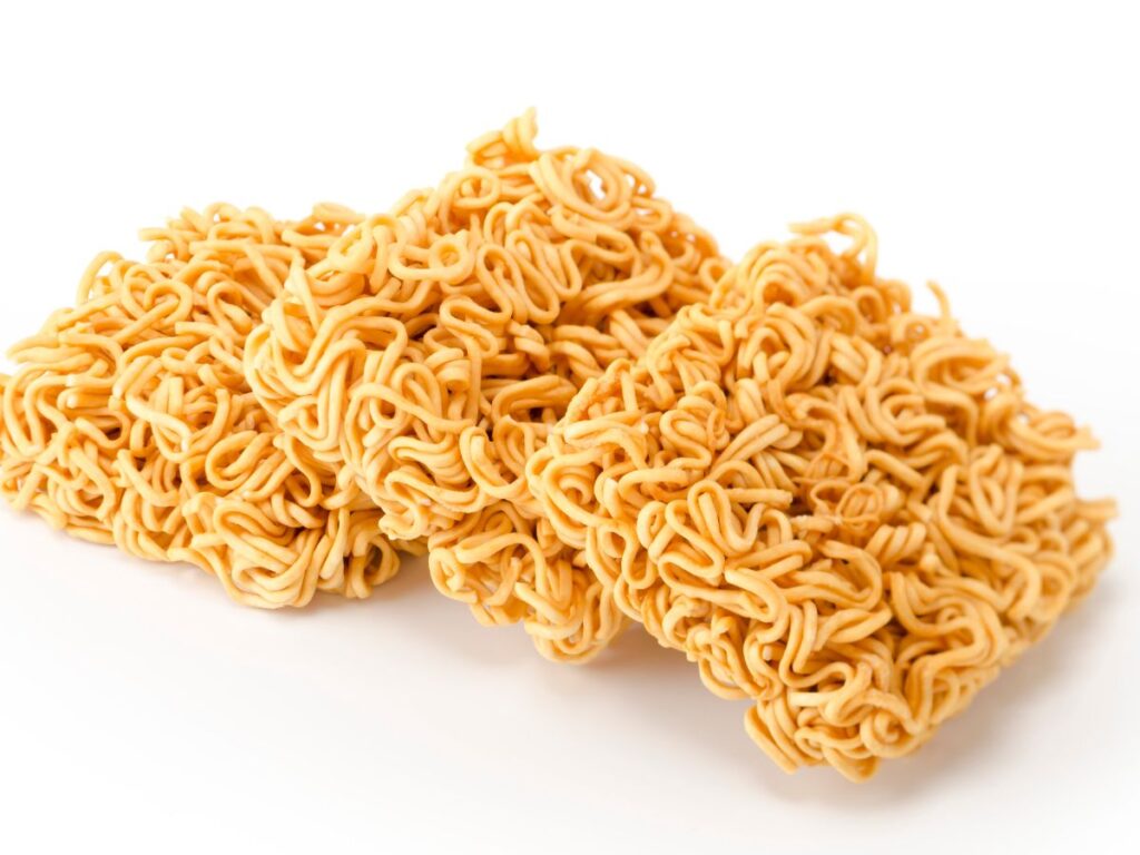 Ramen Noodles in Blocks