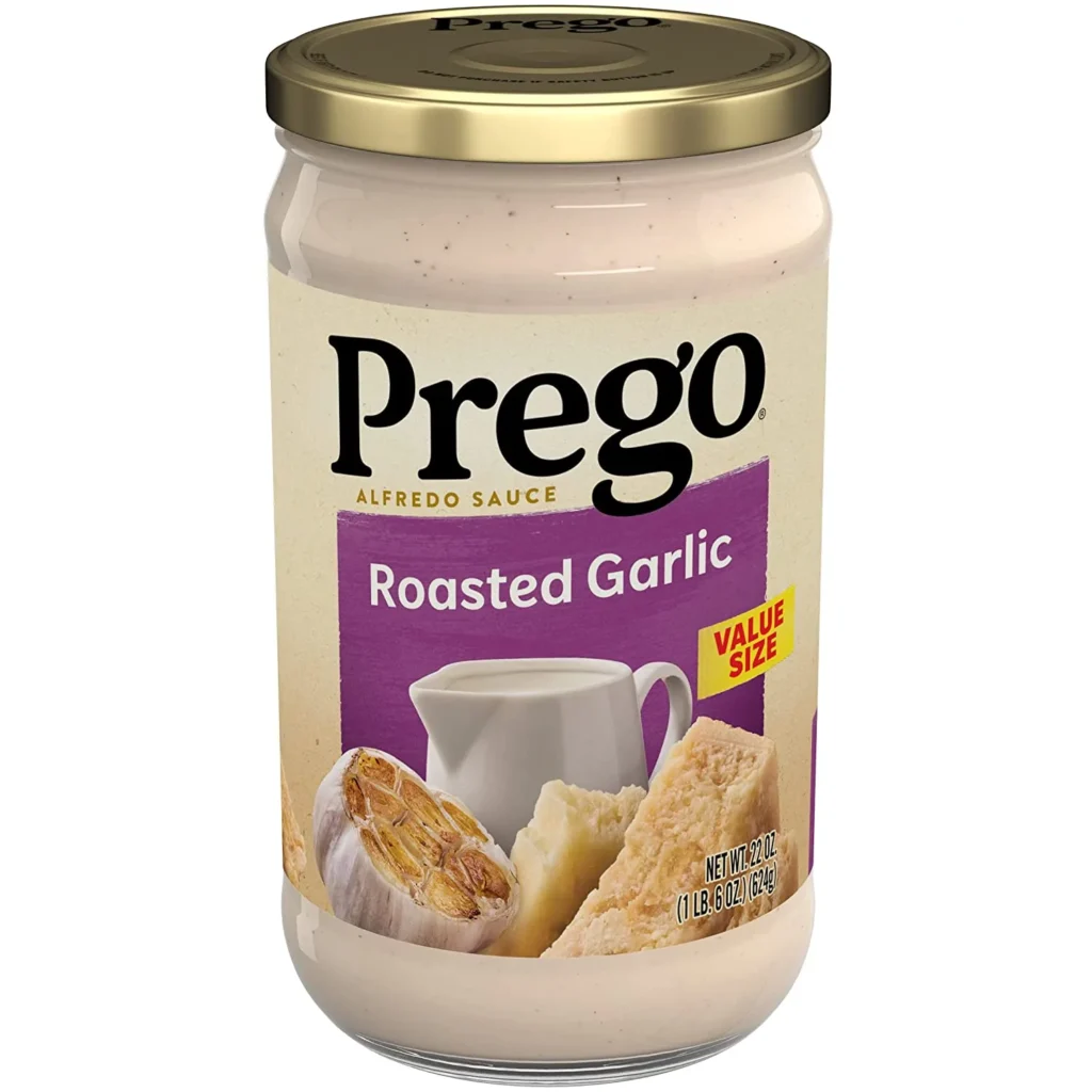 Prego Alfredo Sauce with Roasted Garlic and Parmesan Cheese 