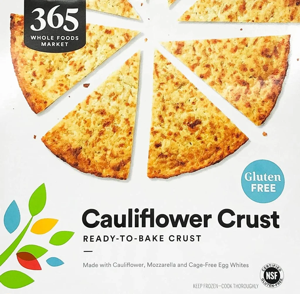 365 by Whole Foods Market, Pizza Crust Cauliflower Gluten And Grain Free, 8 Ounce